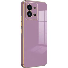 Microsonic Vivo V25 5G Olive Plated Lila Kılıf