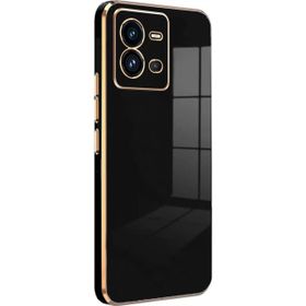 Microsonic Vivo V25 5G Olive Plated Siyah Kılıf