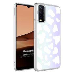 Microsonic Vivo Y11S Braille Feel Desenli Zebra Cep Telefonu Kılıfı