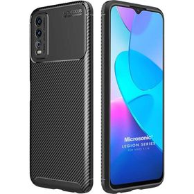 Microsonic Vivo Y11S Legion Series Siyah Cep Telefonu Kılıfı