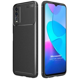 Microsonic Vivo Y11S Legion Series Siyah Cep Telefonu Kılıfı