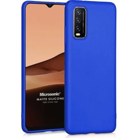 Microsonic Vivo Y11S Matte Silikon Kırmızı Cep Telefonu Kılıfı