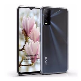 Microsonic Vivo Y11S Transparent Soft Beyaz Cep Telefonu Kılıfı