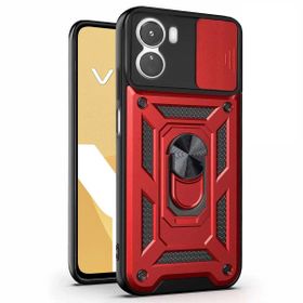 Microsonic Vivo Y16 Impact Resistant Kırmızı Cep Telefonu Kılıfı