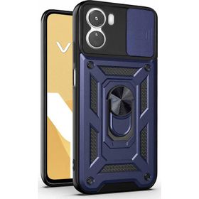 Microsonic Vivo Y16 Impact Resistant Lacivert Cep Telefonu Kılıfı