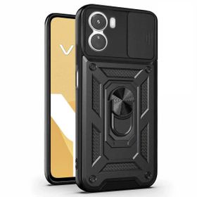 Microsonic Vivo Y16 Impact Resistant Siyah Cep Telefonu Kılıfı