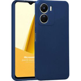 Microsonic Vivo Y16 Matte Silikon Sarı Cep Telefonu Kılıfı