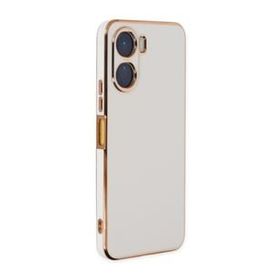 Microsonic Vivo Y16 Olive Plated Beyaz Cep Telefonu Kılıfı