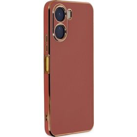 Microsonic Vivo Y16 Olive Plated Kırmızı Cep Telefonu Kılıfı