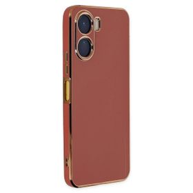 Microsonic Vivo Y16 Olive Plated Kırmızı Cep Telefonu Kılıfı