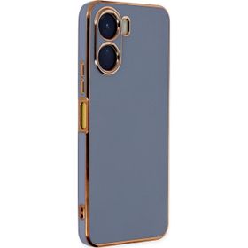 Microsonic Vivo Y16 Olive Plated Lavanta Grisi Kılıf
