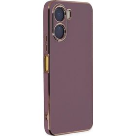 Microsonic Vivo Y16 Olive Plated Lila Cep Telefonu Kılıfı