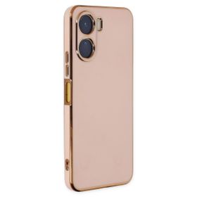 Microsonic Vivo Y16 Olive Plated Pembe Cep Telefonu Kılıfı
