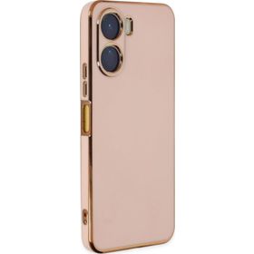 Microsonic Vivo Y16 Olive Plated Pembe Cep Telefonu Kılıfı