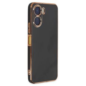 Microsonic Vivo Y16 Olive Plated Siyah Cep Telefonu Kılıfı