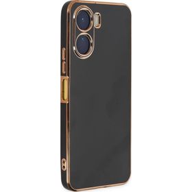 Microsonic Vivo Y16 Olive Plated Siyah Cep Telefonu Kılıfı