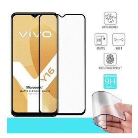 Microsonic Vivo Y16 Seramik Matte Flexible Siyah Ekran Koruyucu
