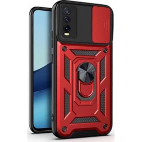 Microsonic Vivo Y20 Impact Resistant Kırmızı Cep Telefonu Kılıfı