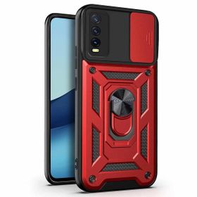 Microsonic Vivo Y20 Impact Resistant Kırmızı Cep Telefonu Kılıfı