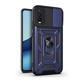 Microsonic Vivo Y20 Impact Resistant Lacivert Cep Telefonu Kılıfı
