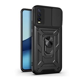 Microsonic Vivo Y20 Impact Resistant Siyah Cep Telefonu Kılıfı