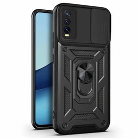 Microsonic Vivo Y20 Impact Resistant Siyah Cep Telefonu Kılıfı