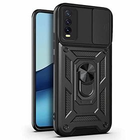 Microsonic Vivo Y20 Impact Resistant Siyah Cep Telefonu Kılıfı
