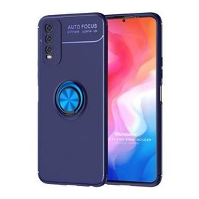 Microsonic Vivo Y20 Kickstand Ring Holder Lacivert Cep Telefonu Kılıfı