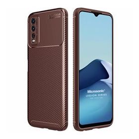 Microsonic Vivo Y20 Legion Series Kahverengi Cep Telefonu Kılıfı