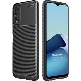 Microsonic Vivo Y20 Legion Series Siyah Cep Telefonu Kılıfı