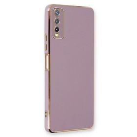 Microsonic Vivo Y20 Olive Plated Lila Kılıf