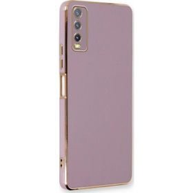 Microsonic Vivo Y20S Olive Plated Lila Kılıf
