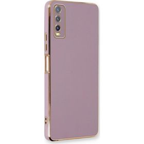 Microsonic Vivo Y20S Olive Plated Lila Kılıf