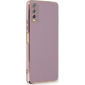 Microsonic Vivo Y20S Olive Plated Lila Kılıf