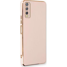 Microsonic Vivo Y20S Olive Plated Pembe Kılıf