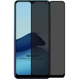 Microsonic Vivo Y20S Privacy 5D Gizlilik Filtreli Siyah Cam Ekran Koruyucu