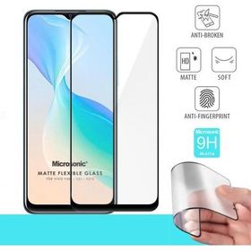 Microsonic Vivo Y21S Seramik Matte Flexible Siyah Cep Telefonu Ekran Koruyucusu