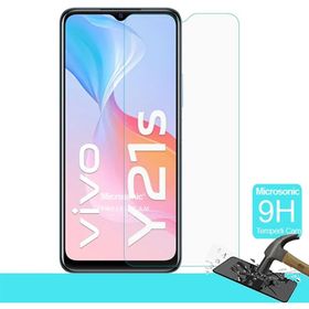 Microsonic Vivo Y21S Tempered Glass Cam Ekran Koruyucu