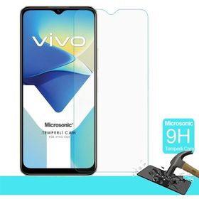 Microsonic Vivo Y22S Tempered Glass Cam Ekran Koruyucu