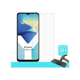 Microsonic Vivo Y22S Tempered Glass Cam Ekran Koruyucu