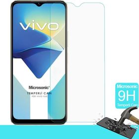 Microsonic Vivo Y22S Tempered Glass Cam Ekran Koruyucu