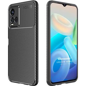 Microsonic Vivo Y32 Legion Series Siyah Cep Telefonu Kılıfı