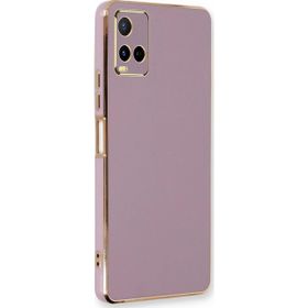 Microsonic Vivo Y32 Olive Plated Lila Kılıf