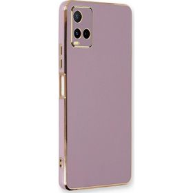 Microsonic Vivo Y32 Olive Plated Lila Kılıf