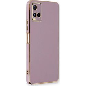 Microsonic Vivo Y32 Olive Plated Lila Kılıf