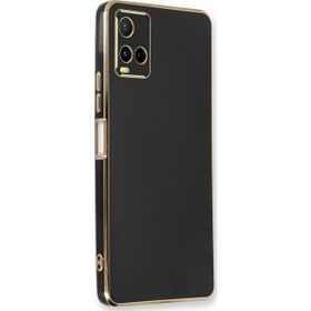 Microsonic Vivo Y32 Olive Plated Siyah Kılıf
