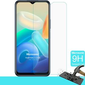 Microsonic Vivo Y32 Tempered Glass Cam Ekran Koruyucu