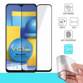 Microsonic Vivo Y51 Seramik Matte Flexible Siyah Ekran Koruyucu
