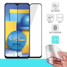 Microsonic Vivo Y51 Seramik Matte Flexible Siyah Ekran Koruyucu