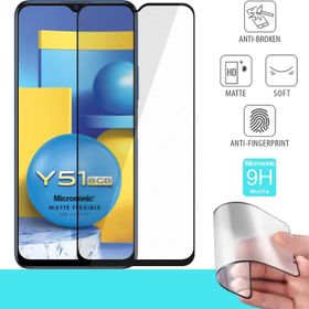 Microsonic Vivo Y51 Seramik Matte Flexible Siyah Ekran Koruyucu